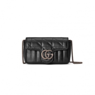 GUCCI GG MARMONT SUPER MINI BAG 476433 (16.5*10.2*5.1cm)